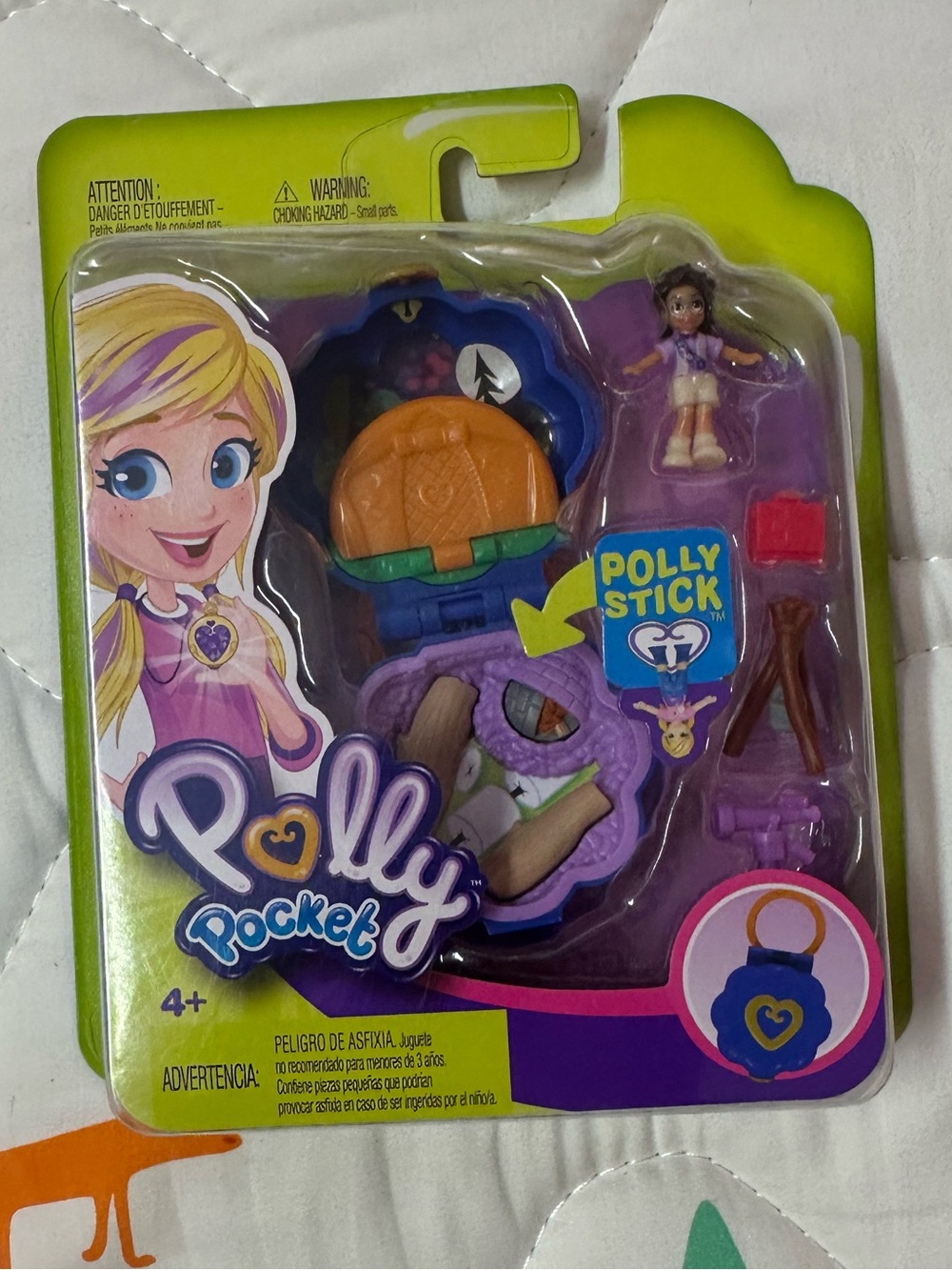 Mattel Polly Pocket Mini Camping Playset